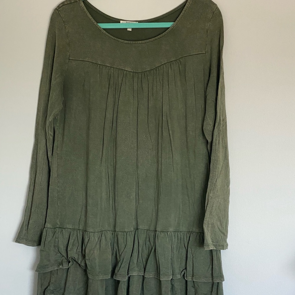 Green baby doll shirt